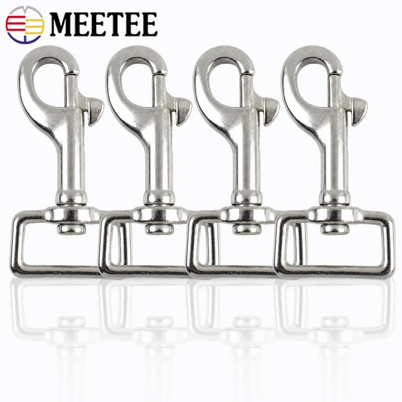 

1/2Pcs 316 Stainless Steel Buckle Swivel Snap Hook Bag Strap Buckles Pet Collar Clasps Outdoor Camping Lanyard Clasp Accessories