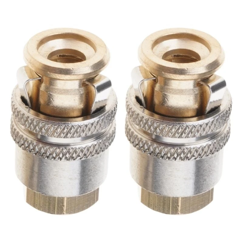 

A2BF Heavy Duty Brass Locking Tire Inflator Adapter Ensures Safety & Durability High Performances Tire Air Chuck G1/4