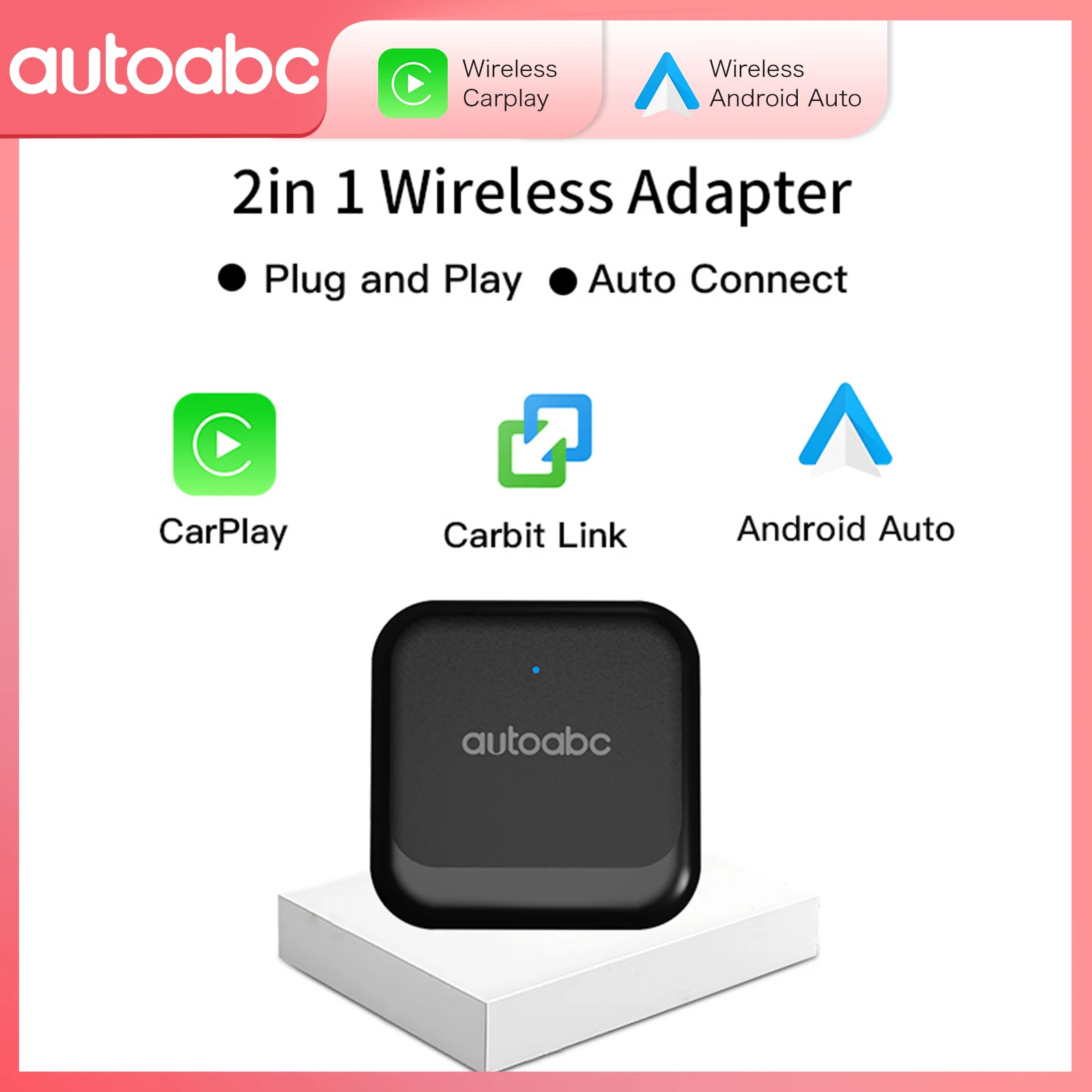

Plug and Play Carbitlink Smartlink Phonelink Adapter to Wireless CarPlay Android AUTO dongle Box Jetour X70X70S X90 X95