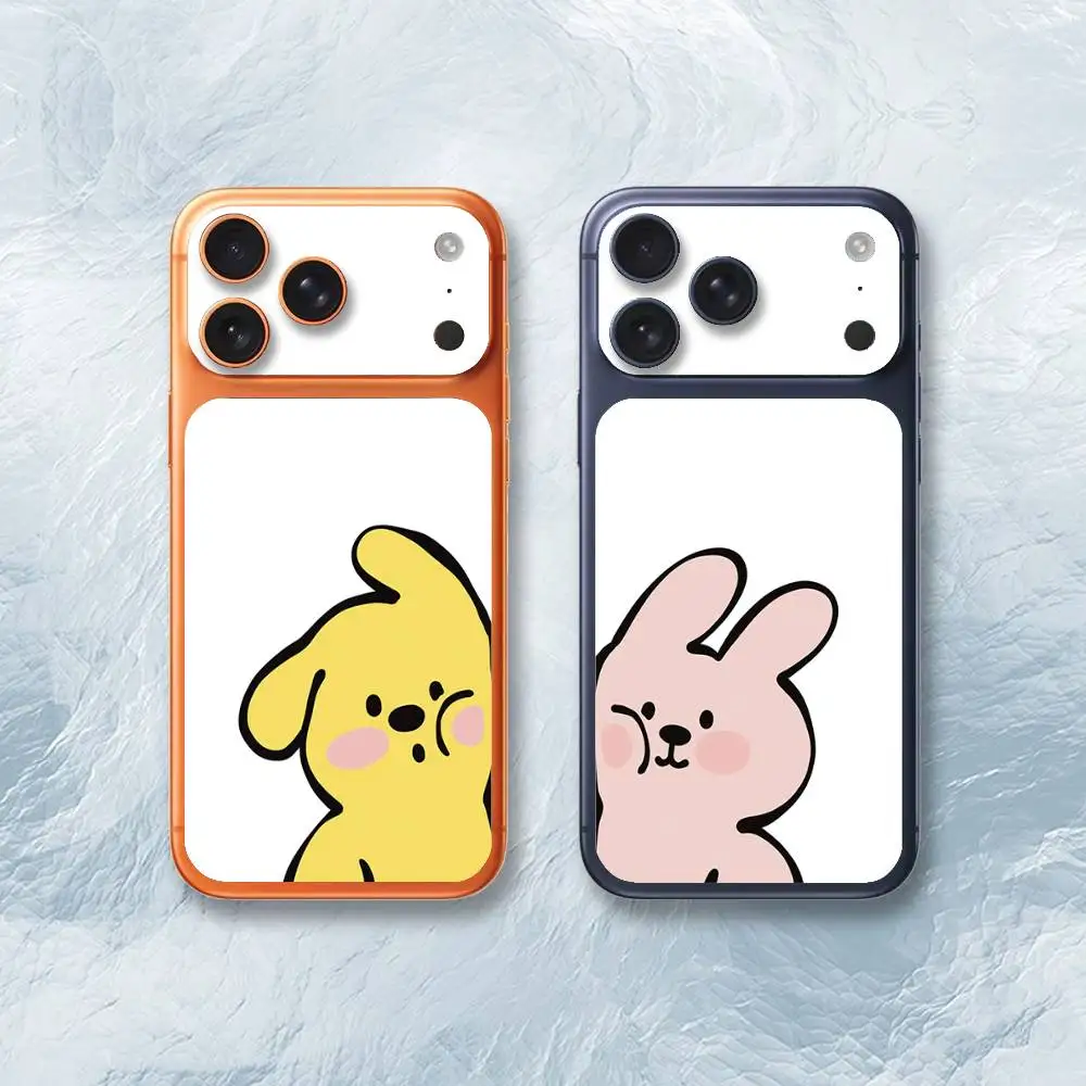 

Cartoon Couple Sticker Film Cover for iPhone 17 Pro Max