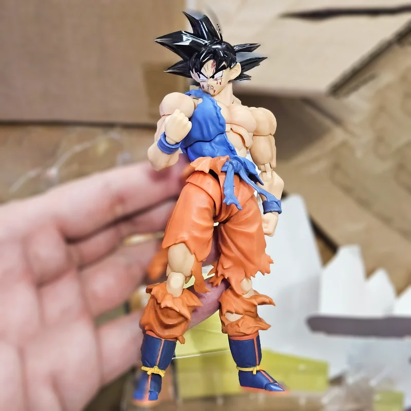 Son Goku Kit Figura BANDAI Dragon Ball Z Dcg Shf Super Saiyan Ssj Spot Original Anime Action Decorative Supplies Birthday Gift - Image 2