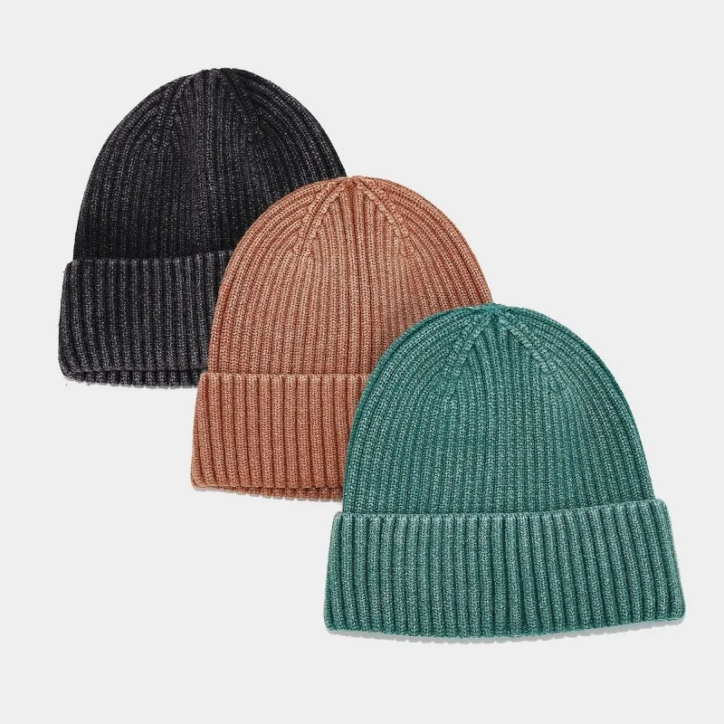 Neue Modische Strickmütze aus gewaschenem Kerngarn für Männer und Frauen, Winter-Outdoor-Wärmemütze mit Ohrenschutz und Kälteschutz – Detail 3