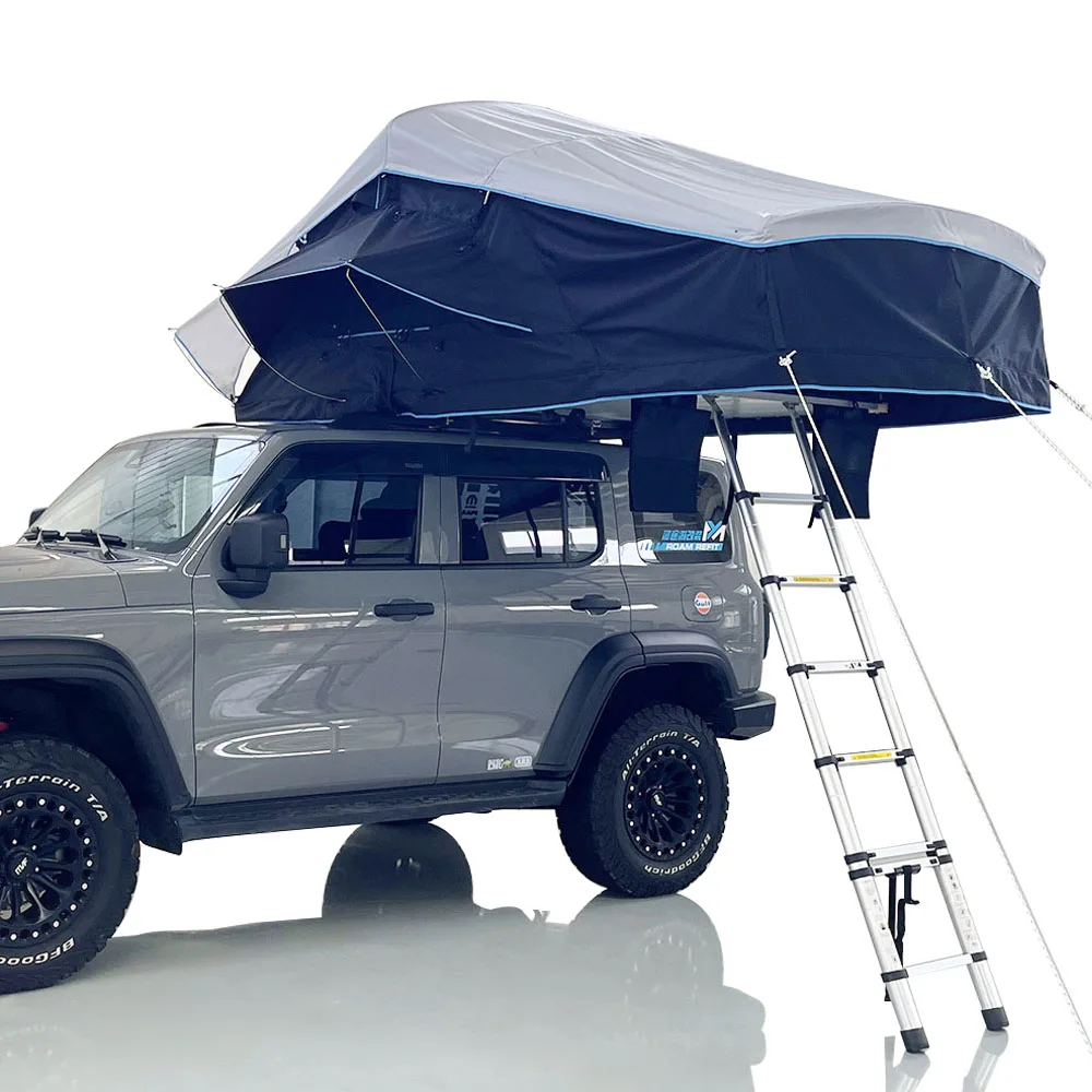 Outdoor Camping Factory 4wd Waterproof Folding 2-4 Person Car Soft Roof Top Tent,Customization