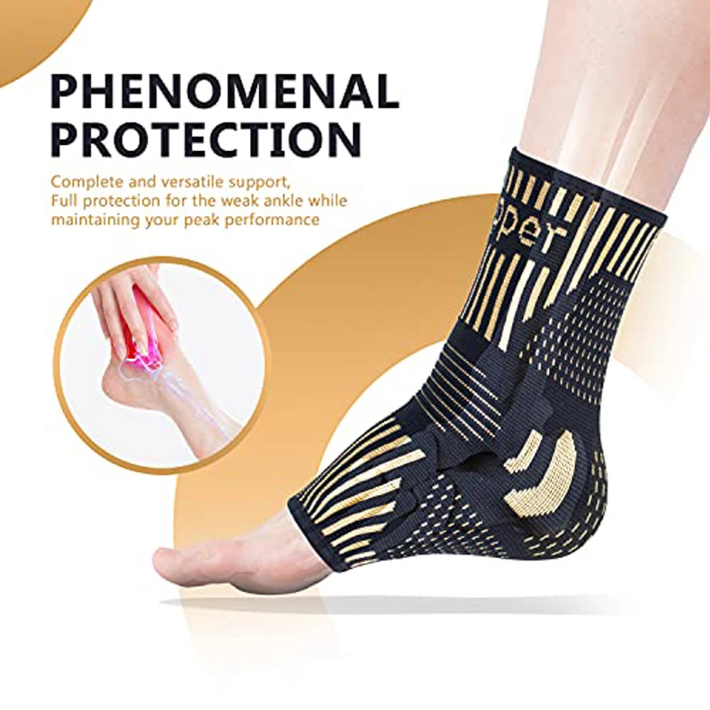 1 Chiếc Đồng Cổ Chân Nẹp Hỗ Trợ Nén Tay Cổ Plantar Fasciitis Bị Bong Gân Mắt Cá Chân Achilles Gân Giảm Đau