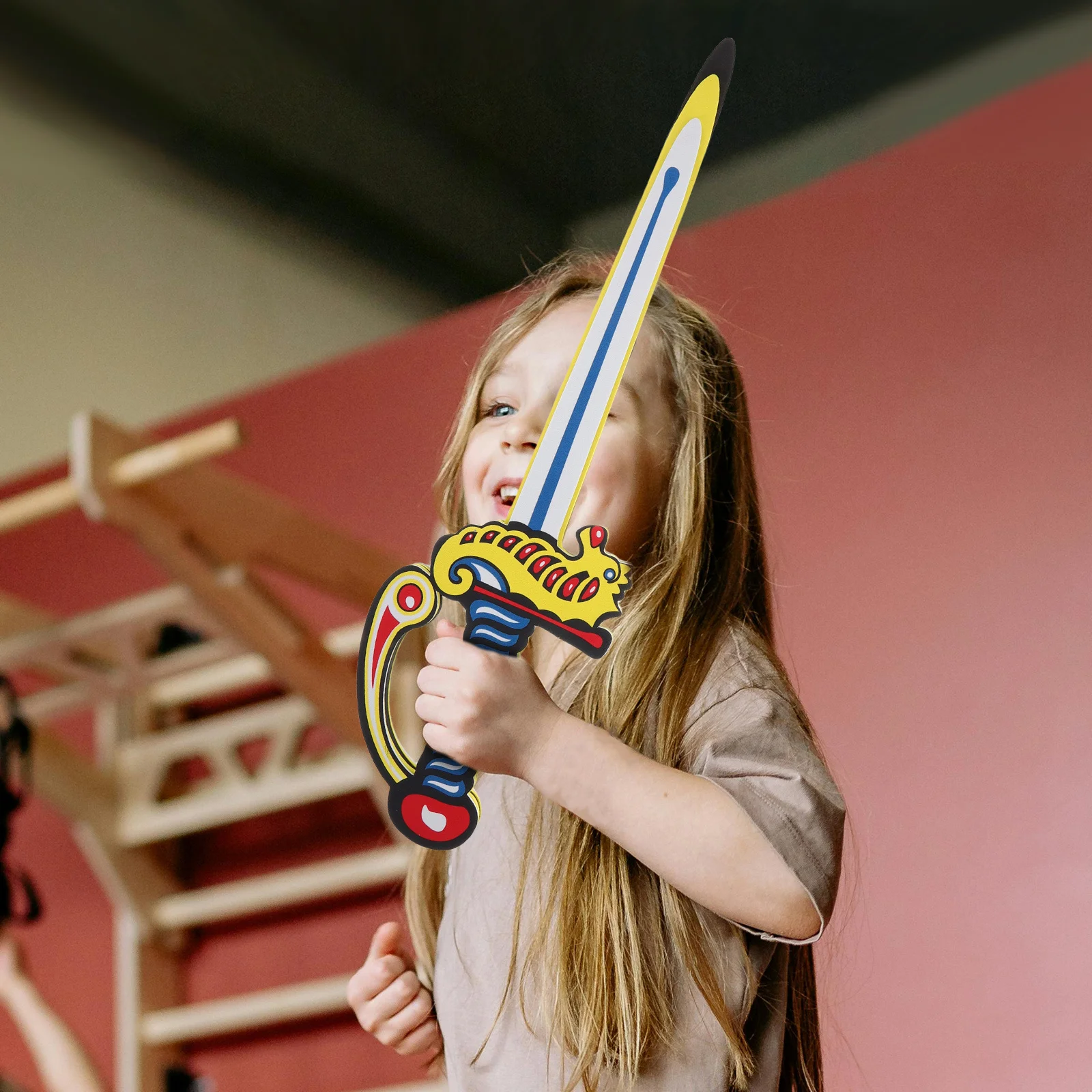 Voor kinderspeelgoed Zeepaardje Schuim Oefenen Veilig spelen Fantasiezwaard Schuimtrainingszwaard Kinderen