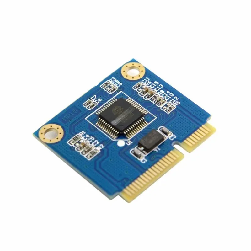 Dual TF Micro SD Card to Mini pcie pci express pci-express PCI-E Express with half Bracket Memory Card Reader Adapter