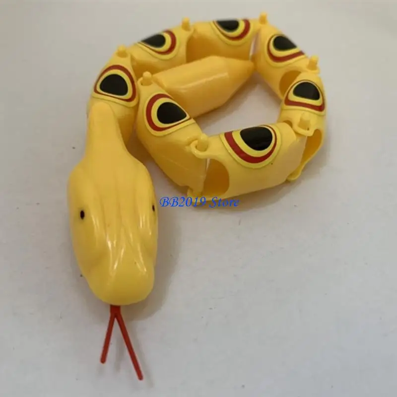 Q0KB 30cm Realistic Snake Scary Novelty Props Terrified Trick Toy April Fool’s Decor