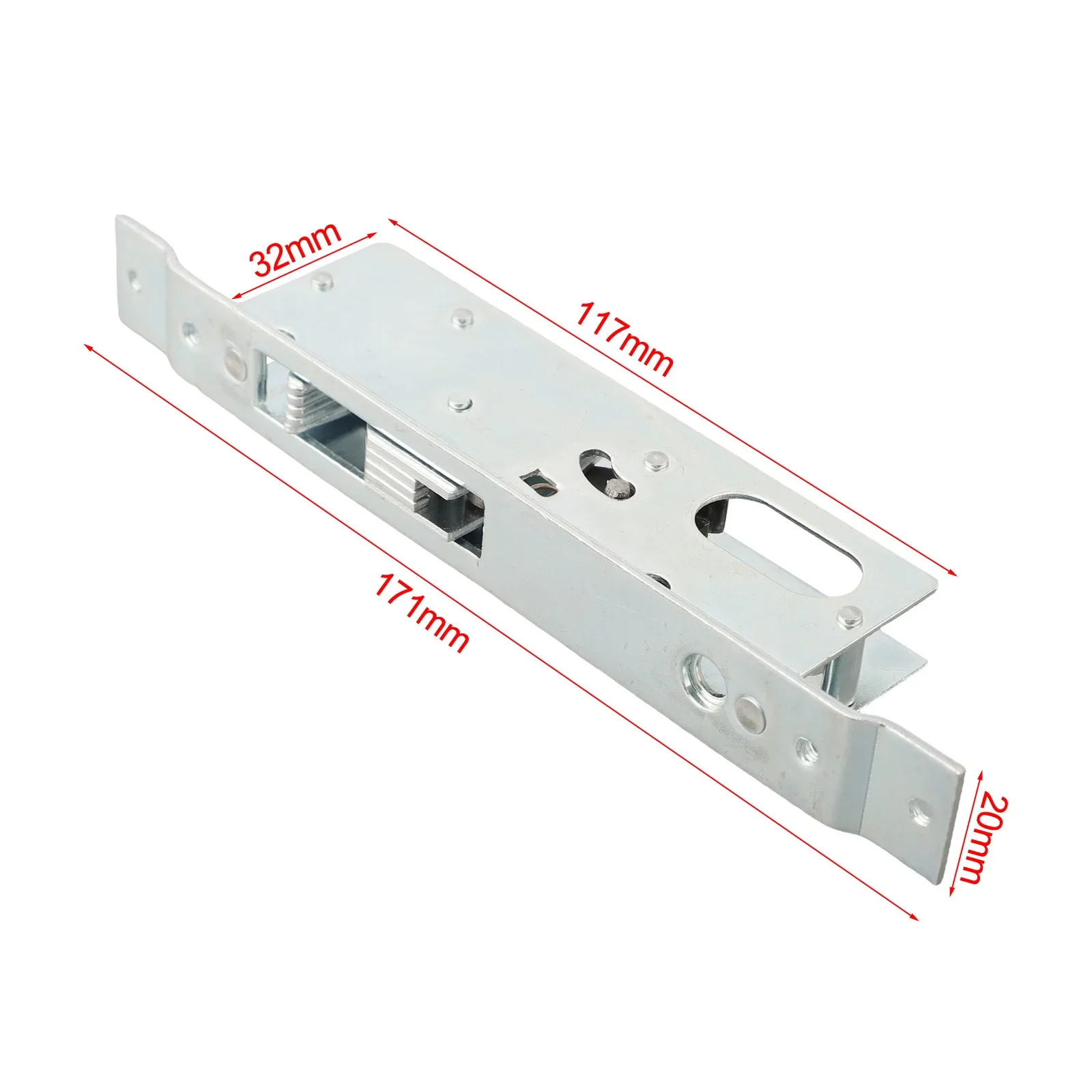 Accessories High Quality Practical Door Hook Lock Sliding Door Lock 1 Pc With Keys Zinc Alloy For 35-55MM Door Width Kitchen