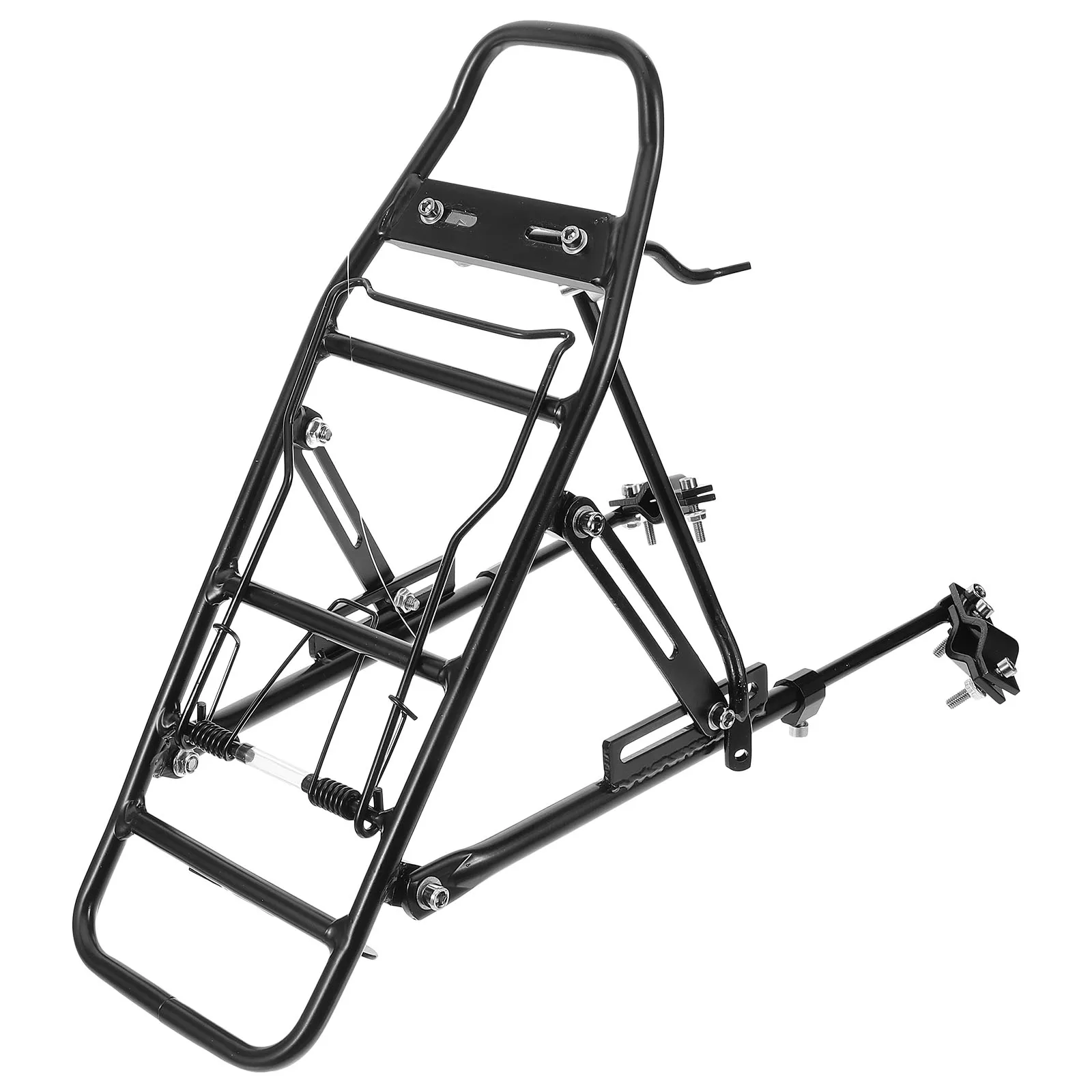 

Sturdy Metal Bike Rear Rack Backseat for Bicycle Rear Seat Frame Lightweight Cushioned Comfortable for Mountain Road Bikes