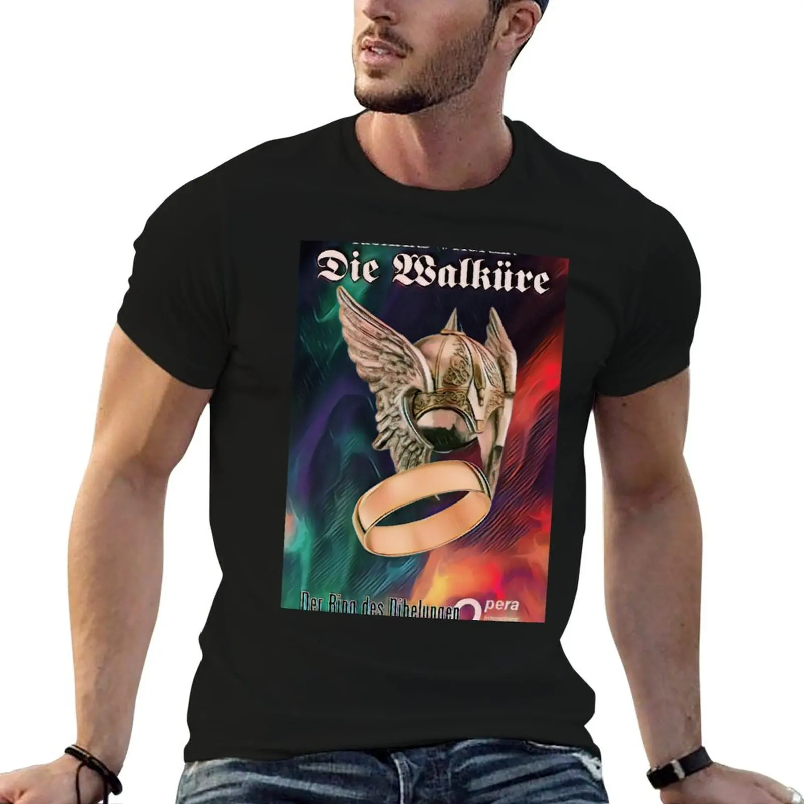OPERA POSTER: RICHARD WAGNER'S DIE WALK?RE T-Shirt Comfortable Daily Wear Tee