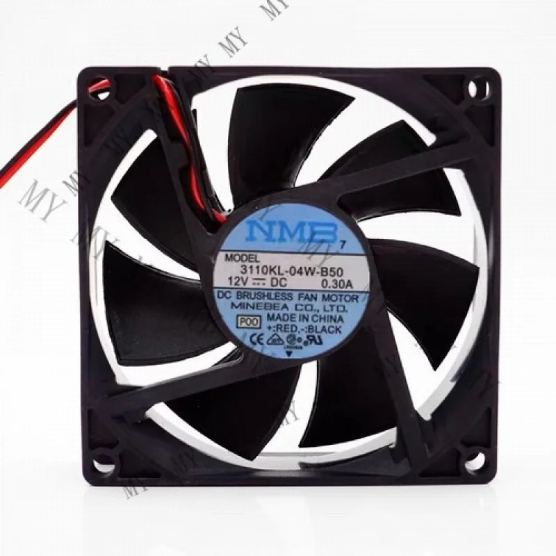 

Вентилятор охлаждения инвертора TT для NMB 3110KL-04W-B50 8025 DC12V 0.30A 8CM 2-проводной