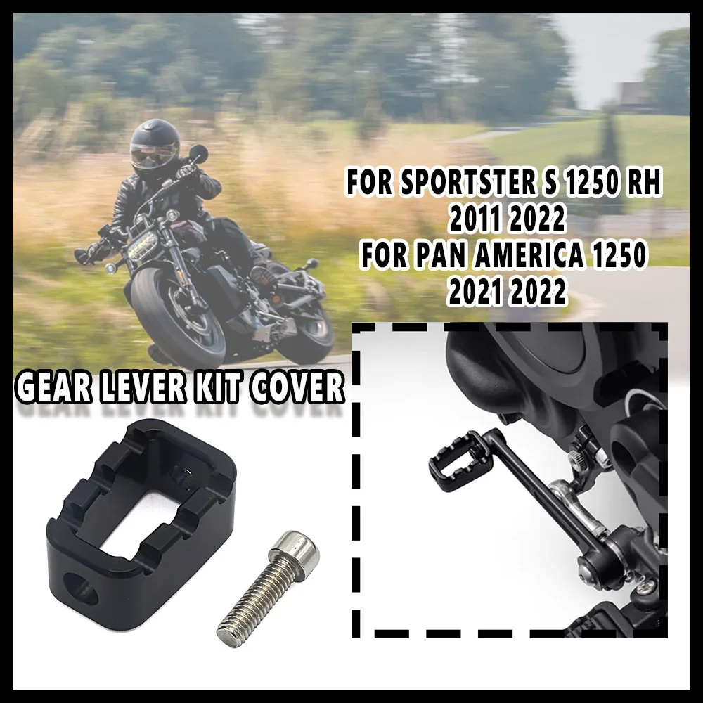 FOR PAN AMERICA harley 1250 Sportster S 1250 RH PA 1250 2021 2022 NEW  Motorcycle CNC 80GRIT Shifter Peg Shifter Peg Kit Cover