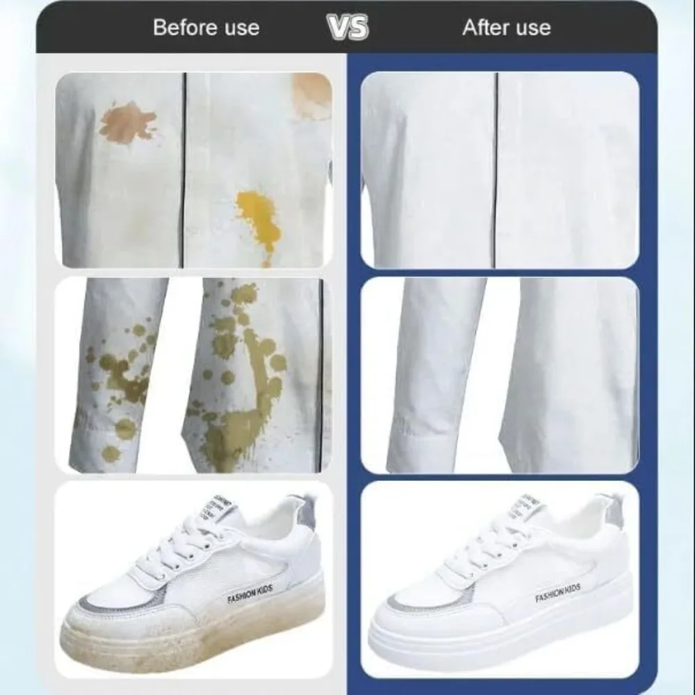 20Pcs Disposable Clothes Stain Removal Wet Wipes High Performance Clothes Fabric Silk Linen Clothes Decontamination Wipes