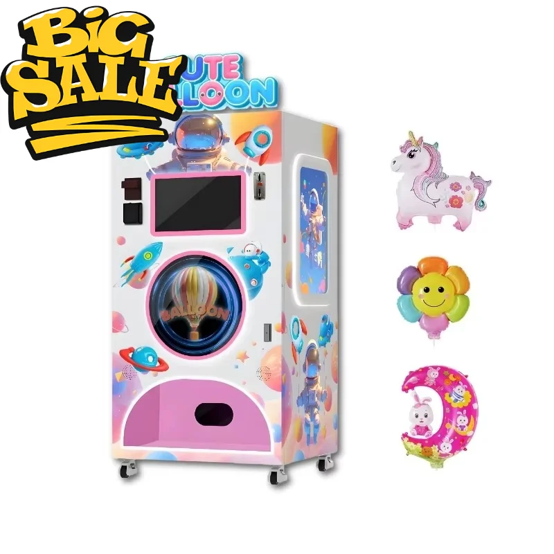 Cute Balloon Vending Machine  Air Inflated  336 Capacity  for Supermarkets, Birthday Parties Low Cost High Traffic Customized