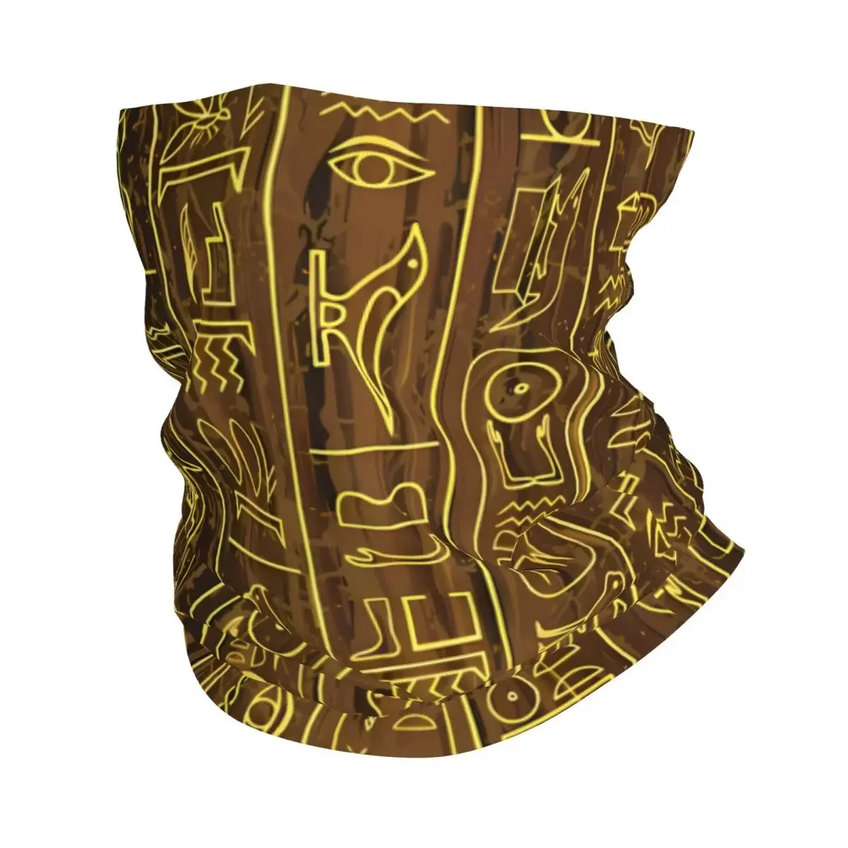 Ancient Egypt Art Scarf Neckerchief Neck Face Mask Polyester