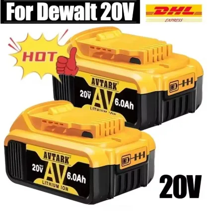 

18650 Lithium 20V for DEWALT Battery for dewalt dcf850 dcf887 dcf922 DCB182 DCB205-2 DCB206-2 power tool battery & charger