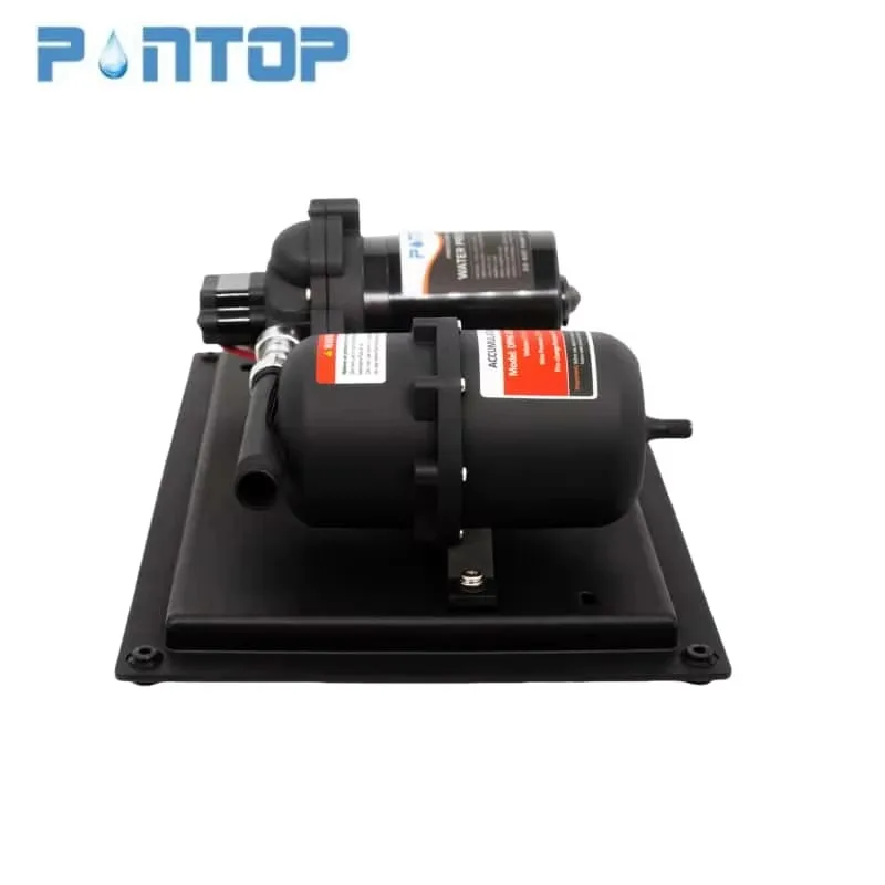 Economic 24V 96W 45PSI Integrated Accumulator Tank OEM Customizable 33 Series Diaphragm Pump 3.0 GPM/11.3LPM Clean Water