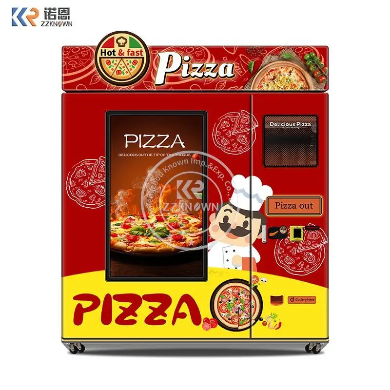 24 Hours Pizza Making Vending Machine Pizza Factory Directly Hot Pizza Vending Machine