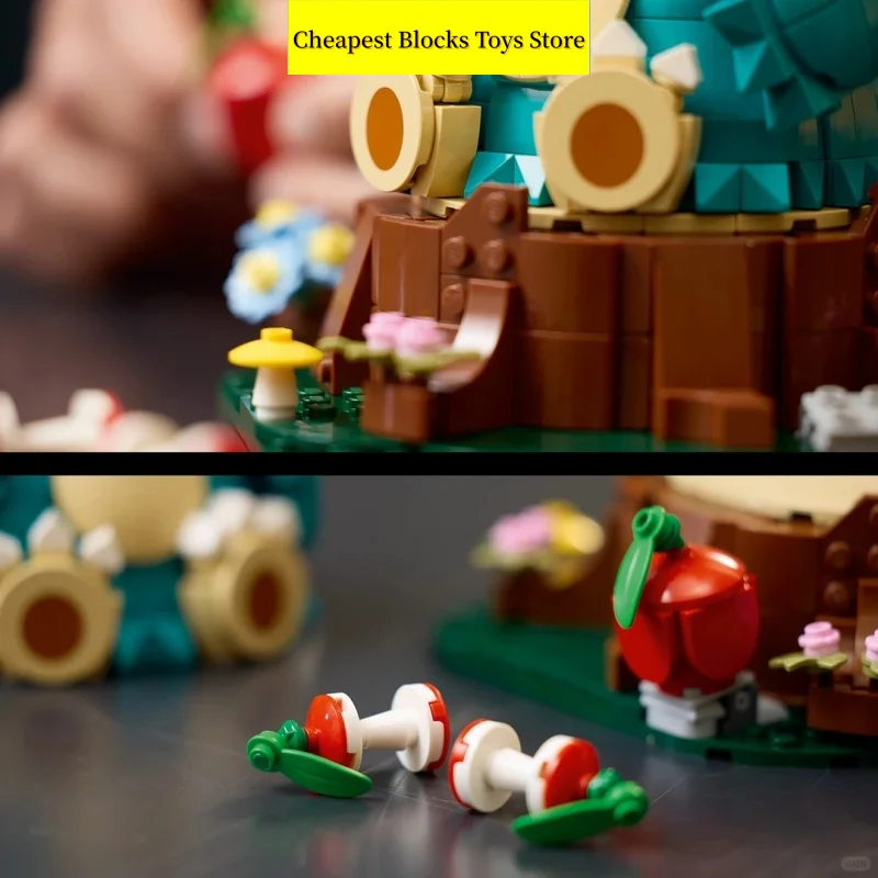 Cheapest Building Blocks Brick Posable Animated Beast Chubby Bear Display Model 2026 757pcs Christmas Toy for Family Decor Gifts - view 5