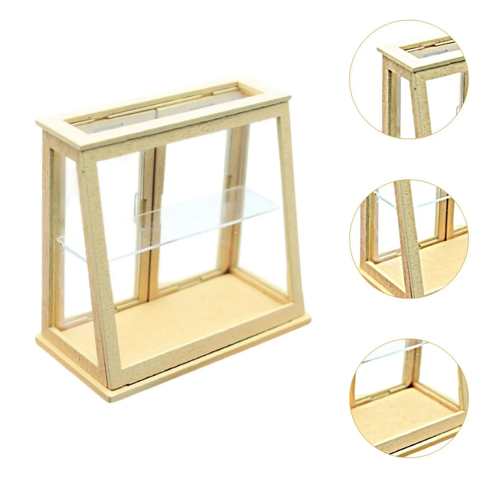 Gabinete de panadería para casa de muñecas 1:12, gabinete de tienda de pan para casa de muñecas, muebles de casa de muñecas de madera para Diorama, accesorios de decoración de micropaisaje