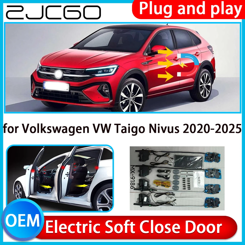 

for Volkswagen VW Taigo Nivus 2020-2025 Auto Pull Car Soft Close Kit Door Power Latch Electric Door Catch Soft Closing Assist