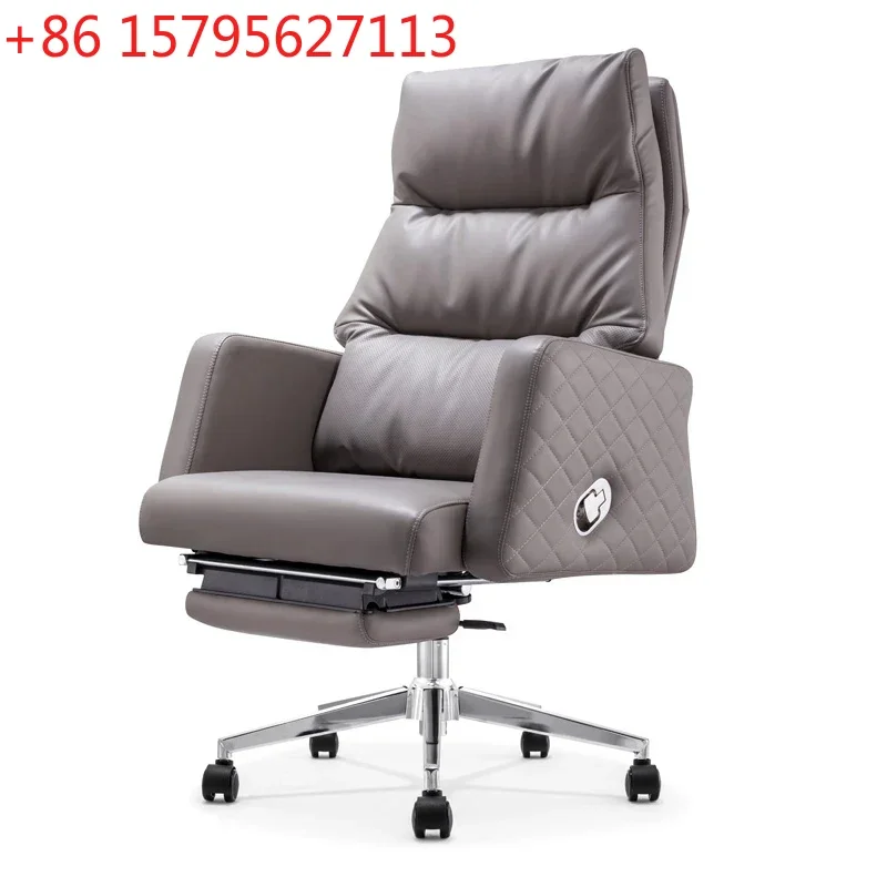 

Офисное кресло руководителя класса люкс с откидной спинкой для обеденного перерыва, эргономичное, удобное для сидения и лежания, двойного назначения