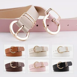 2023 New Women Pink Wild Trouser Belt Cowgril Western Blets Casual Ladies Belt Youth Fashion Wide Belt Classic Vintage Waist