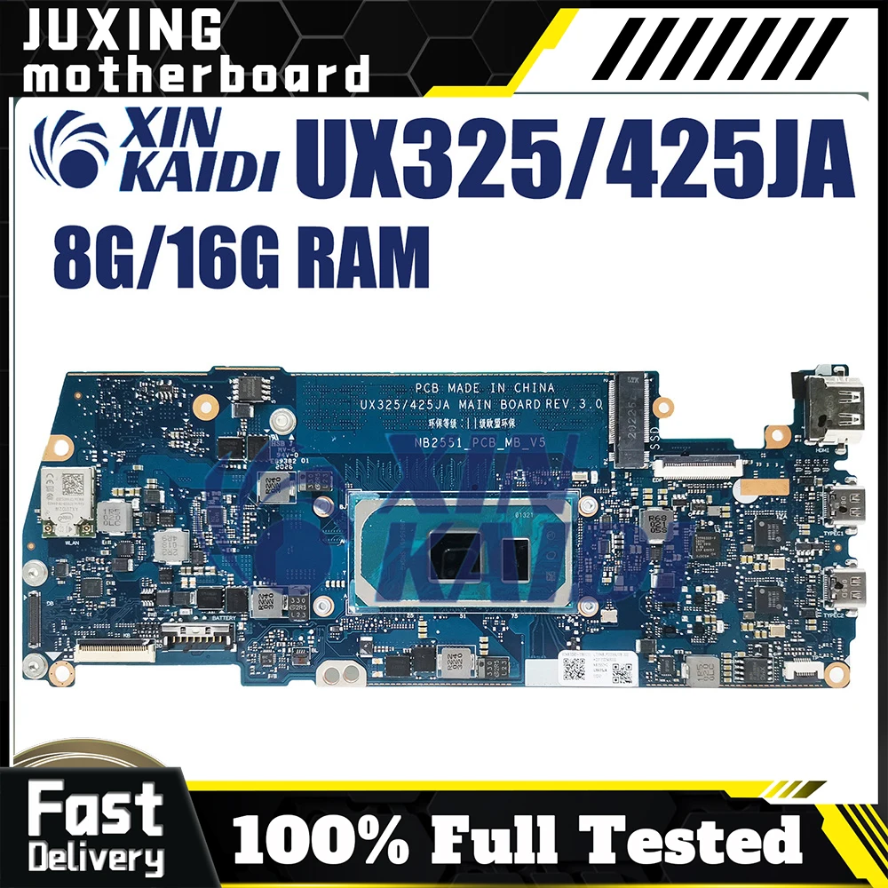 

UX325JA For ASUS ZenBook U4700JA BX425JA RX425JA BX325JA UX425JA Notebook Motherboard Laptop Mainboard