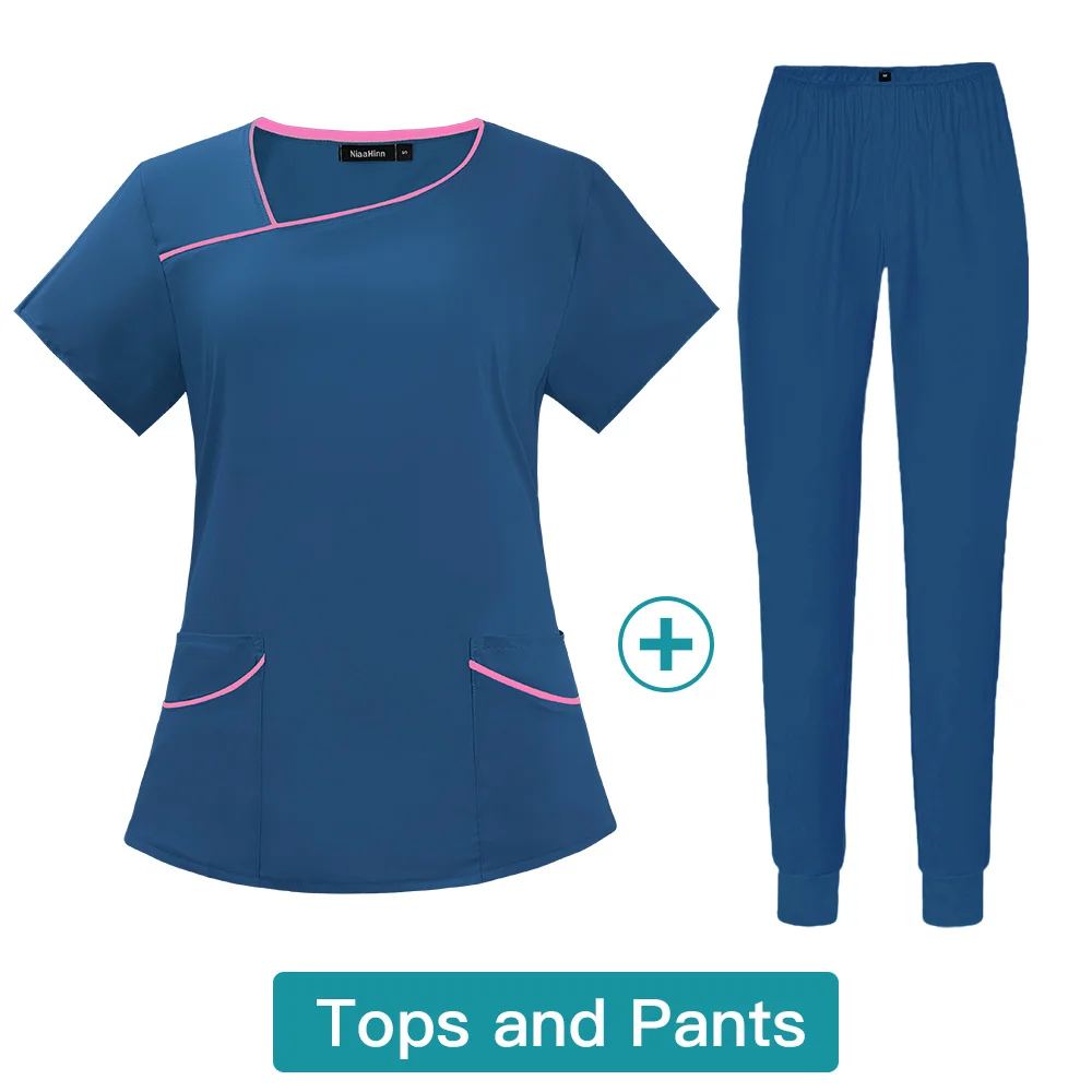 Customized Hospital Uniform Design Uniform Medico Women Joggers Dentistry Scrubs Set Medical Uniforms Nursing Workwear Wholesale