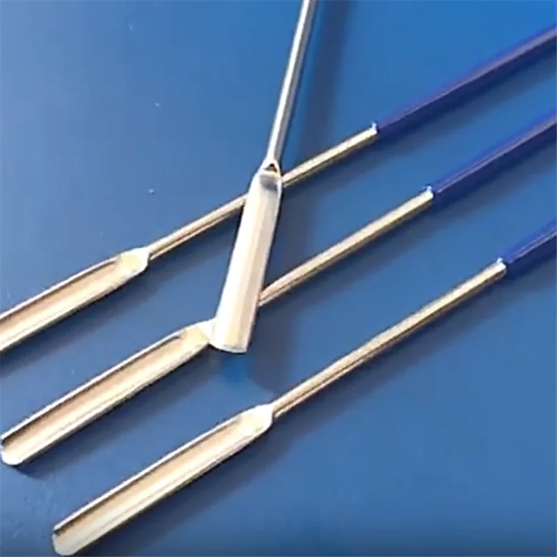 

Capsule Spoon With Rubber Handle High-Quality Stainless Steel Micro Medicinal Spoon And Spatula Set for Laboratory Teaching