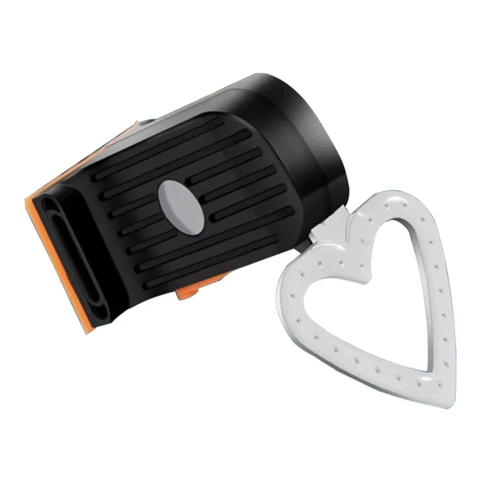 شكل قلب LED الدراجة الخفيفة USB قابلة للشحن دراجة الضوء الخلفي مقاوم للماء MTB الذيل ضوء 5 وضع الدراجات ليلة مصباح تحذير السلامة
