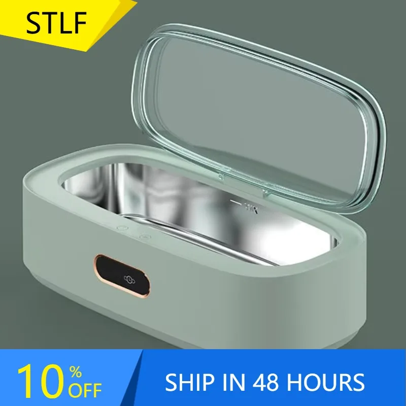 

STLF Portable Ultrasonic Cleaner Machine 45kHz High Frequency for Jewelry Glasses Watches Make-Up Tools for Use