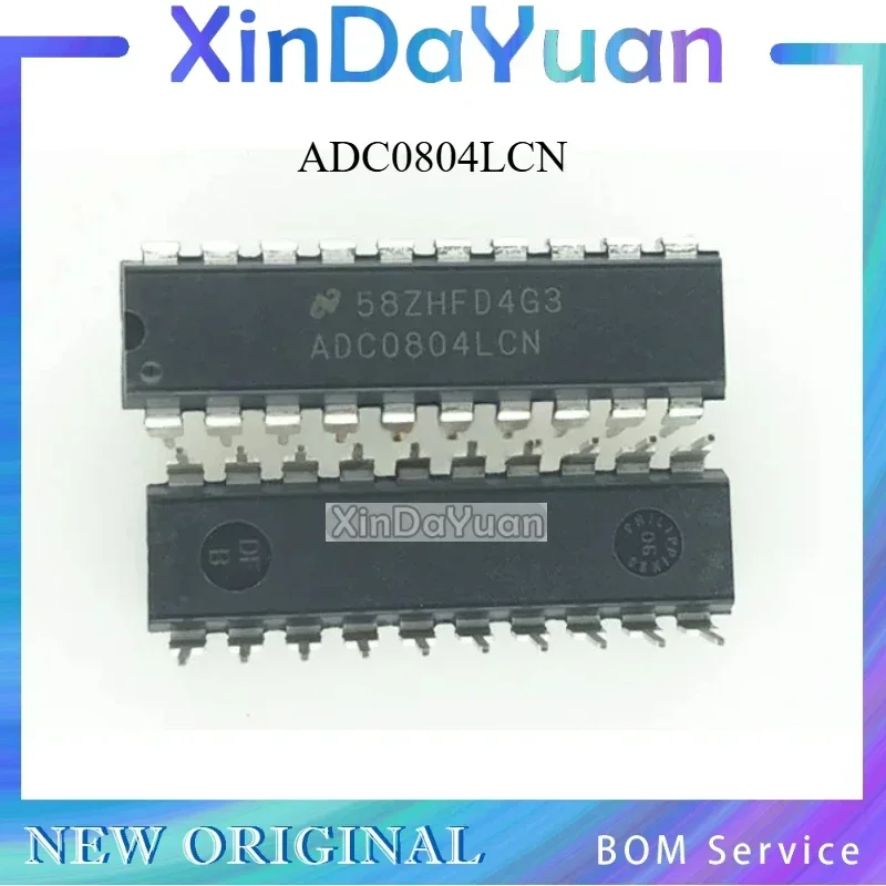 

5 шт. ADC0804 ADC0804LCN DIP-20 8-битный аналого-цифровой преобразователь последовательной компарации CMOS