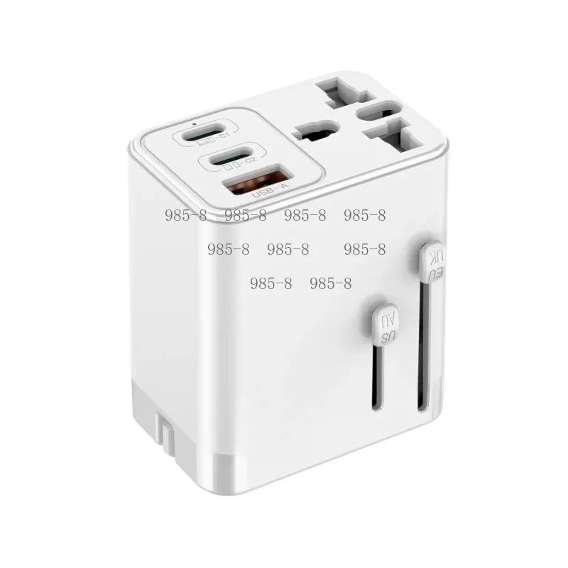 Multi-country Plug Conversion Charging Head, Mini PD65W Super Fast Charging Charger