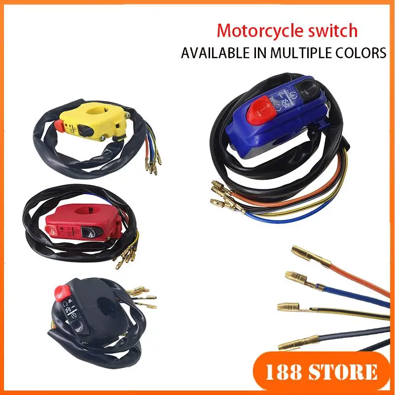 

Подходит для модификации руля мотоцикла, европейская версия, переключатель сиденья на руле, переключатель запуска/стоп