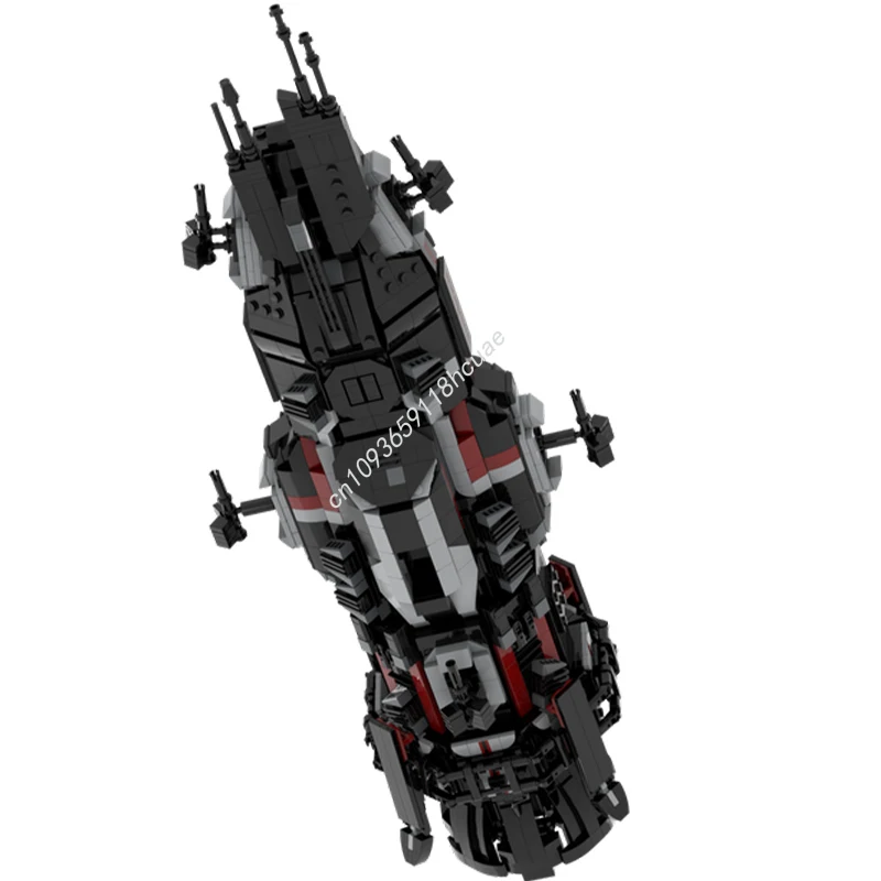 2142 قطعة MOC Rocinante S4 منتصف مقياس نان اللبنات هدية الكريسماس لغز بناء اللعب الحصري لتقوم بها بنفسك هدية مجموعة المشروع المثالية #4