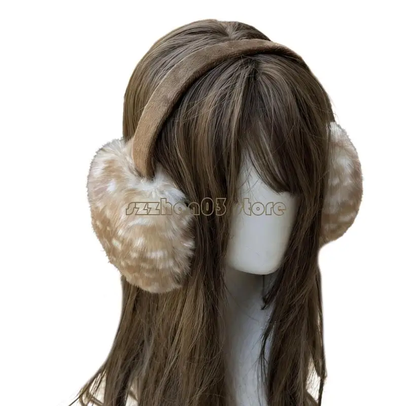 367C Fall Winter Ready Neck Scarf Ear Muffs Japanese Design Lightweight Neckerchief