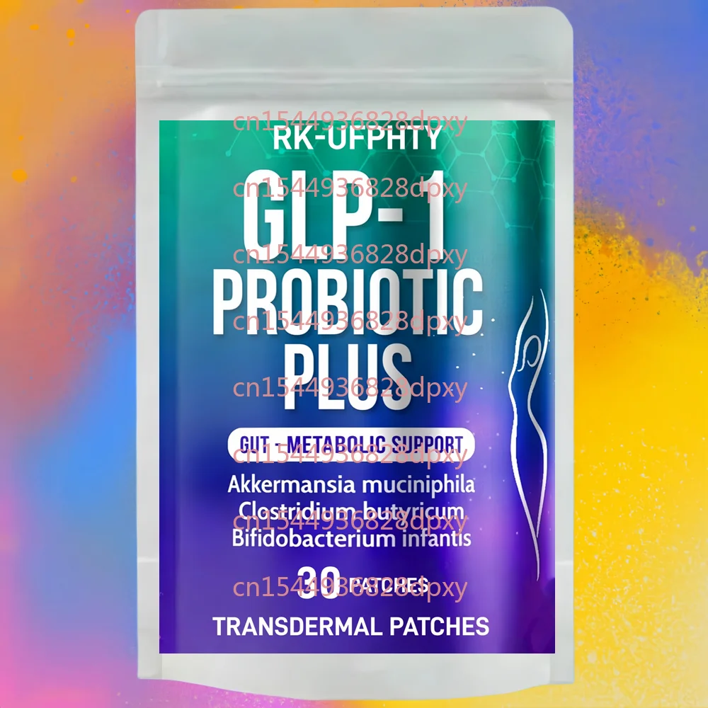 

30 Patches GLP-1 Probiotic Transdermal Patches With Akkermansia, Clostridium Natural GLP1 for Digestion & Gut Health