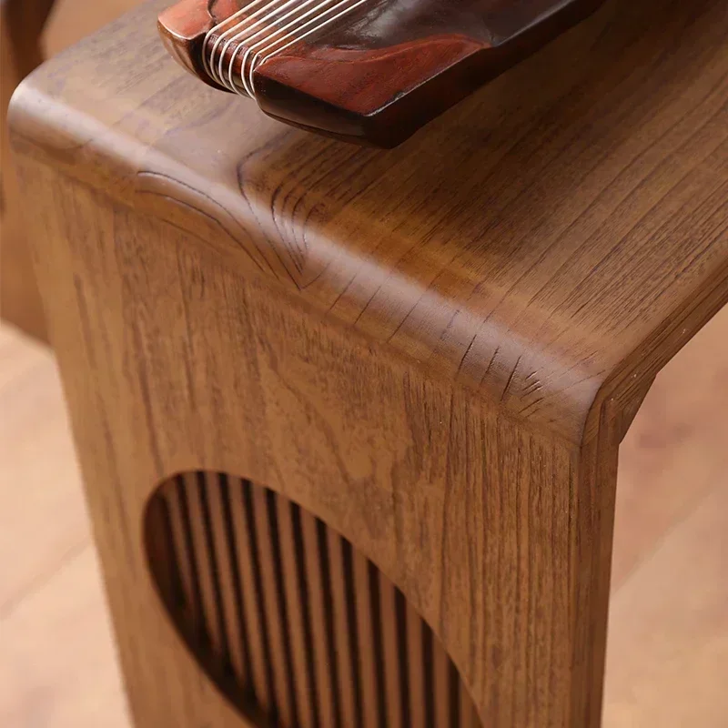 Guqin โต๊ะและเก้าอี้ Resonance เปียโนตารางไม้จีนตารางการประดิษฐ์ตัวอักษรใหม่จีนโรงเรียนโต๊ะและเก้าอี้