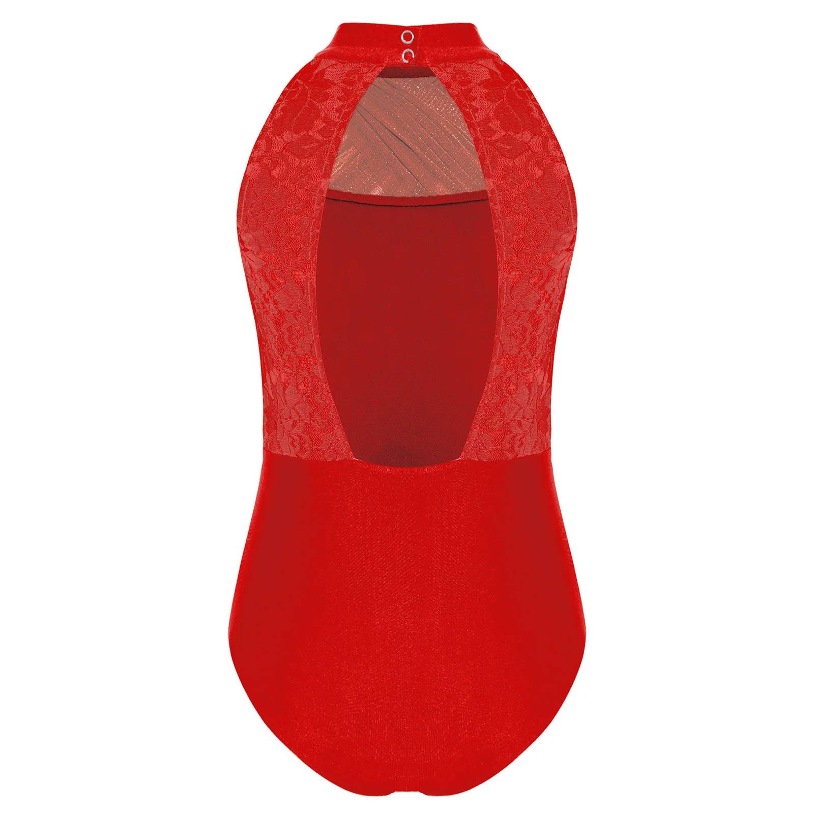 キッズガールズバレエレオタードフィギュアスケートダンス体操ユニタードノースリーブキラキラメッシュオーバーレイボディスーツバレリーナダンスウェア