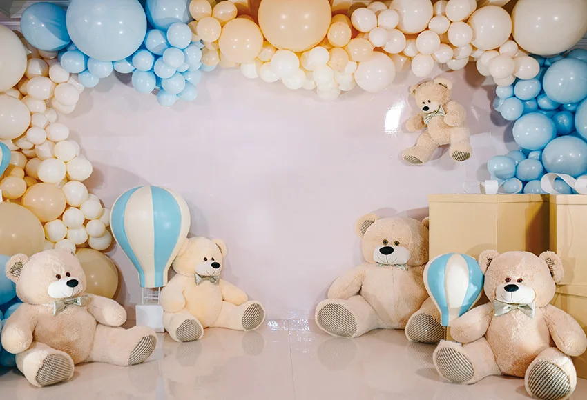 Mehofond Nền Chụp Ảnh Trong Nhà Hoạt Hình Balo Trẻ Em 1st Sinh Nhật Chân Dung Decoratio Phông Nền Chụp Ảnh Phòng Thu