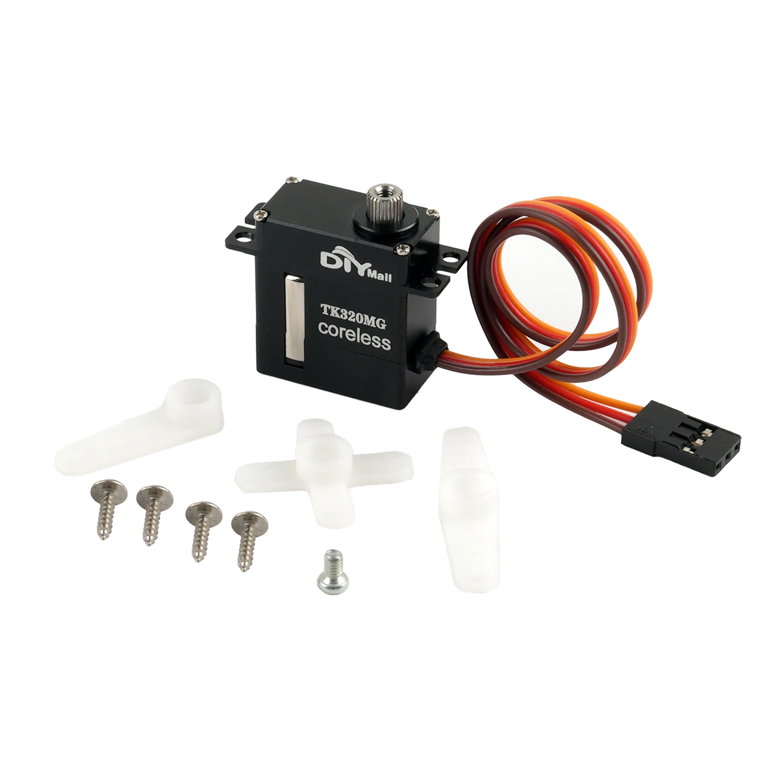 TK-320MG 20g 마이크로 디지털 서보 메탈 기어 360/270/180 RC 자동차 용 코어리스 모터 로봇 모델 장난감 DIY 부품