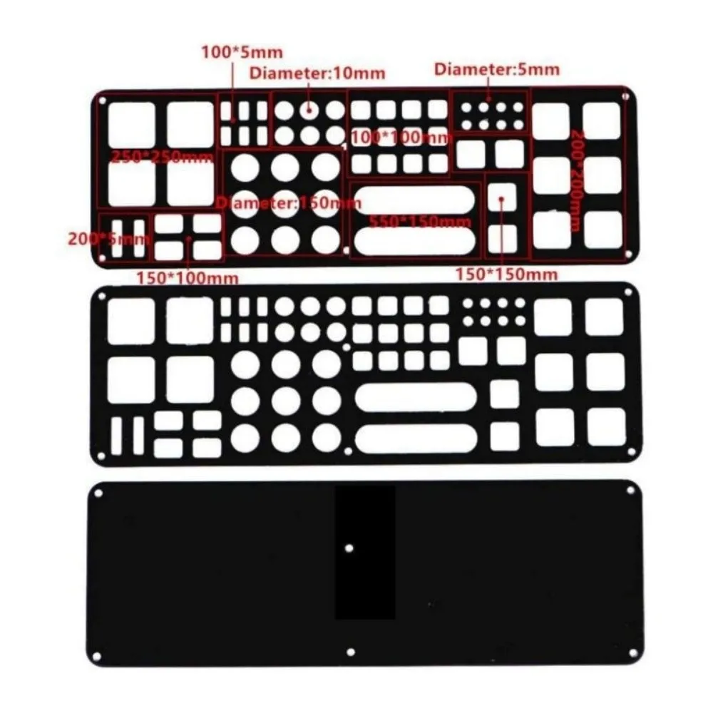 63 Holes Screwdriver Storage Rack Durabl PP Screwdriver Organizers Three-layer Panel Design Tool Box