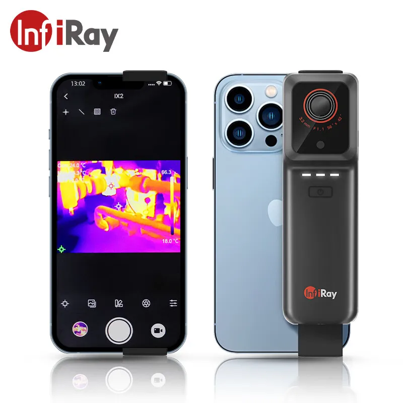 InfiRay IX2 Wireless connection Thermal Imaging Camera for Floor Heating PCB Circuit Electrical Repair Thermographic Camera