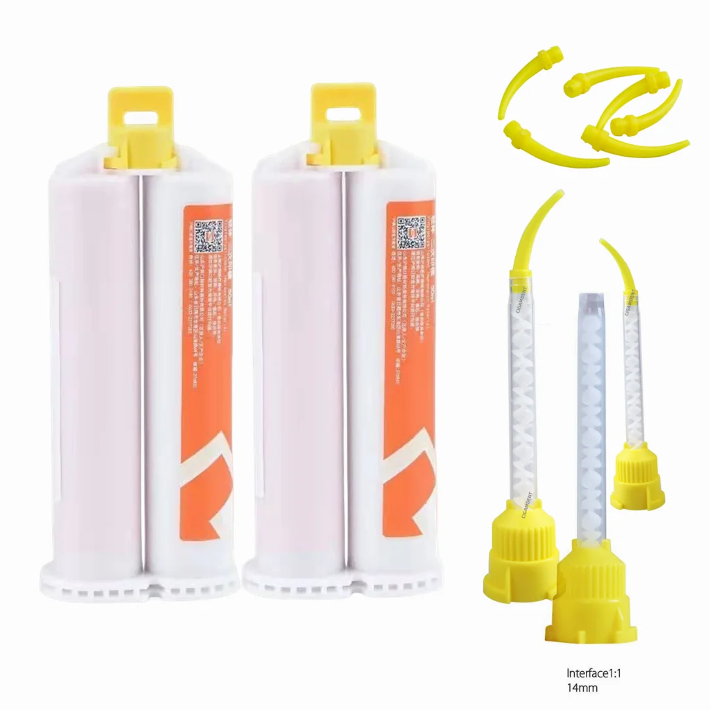 Dental Light Body Impression Material Mixing Tips Tubes 1:1 dentistry Silicone Light Body Intraoral Tip