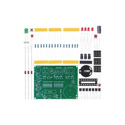 DIY Kits AT89C2051 Electronic Clock Digital Tube LED Display Suite Electronic Module Parts and Components DC 9V-12V