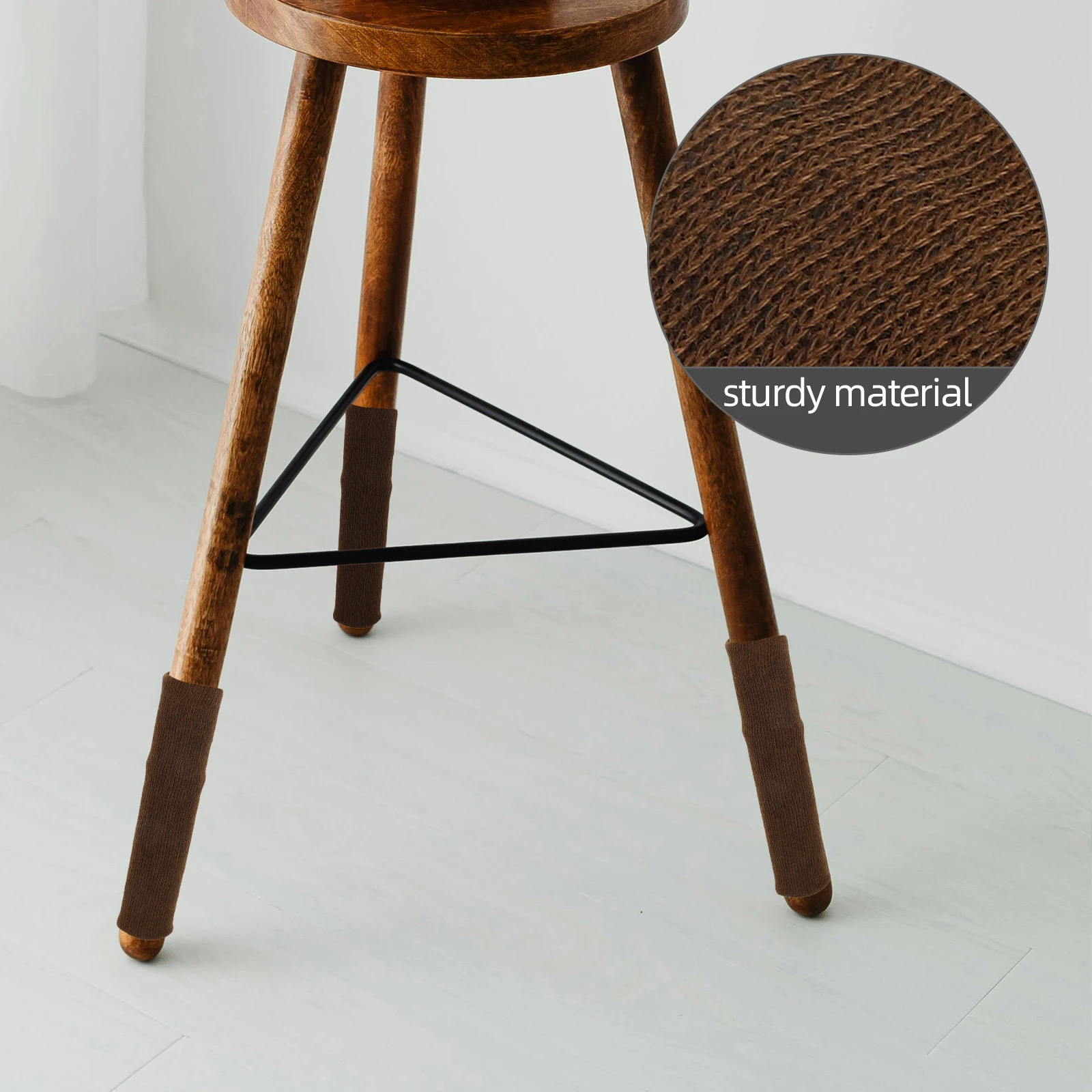 

4Pcs Chair Leg Socks Wear Resistant Furniture Leg Covers Easy Install Table Chair Feet Protectors Floor Noise Reduction