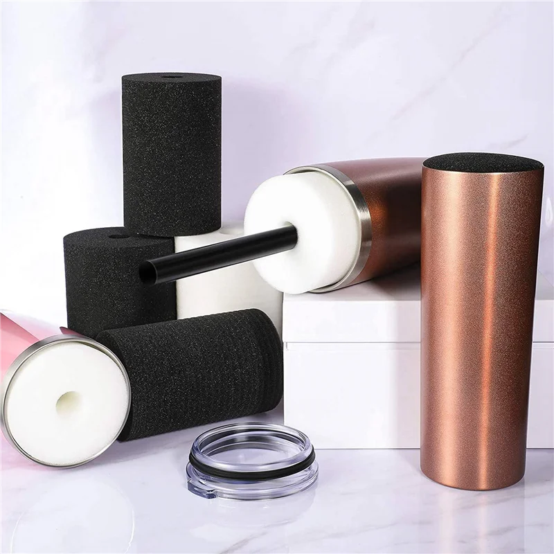 

AB35-24 шт., 2 размера, пенопластовые вставки для стаканов для труб из ПВХ диаметром 3/4 дюйма, подходят для стаканов от 10 до 40 унций