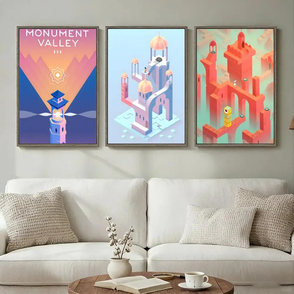 Game M-Monument Valley Poster Wall Art Print Poster for Living Room Bedroom Home Decor