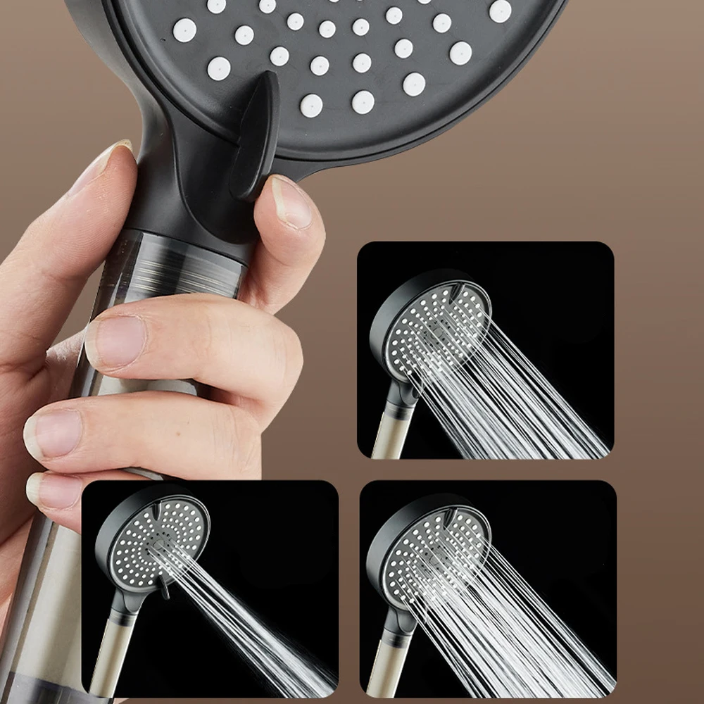 3 モード高圧ハンドマッサージフィルターユニバーサル大流量シャワーヘッドシャワー適応スプレーノズル浴室アクセサリー